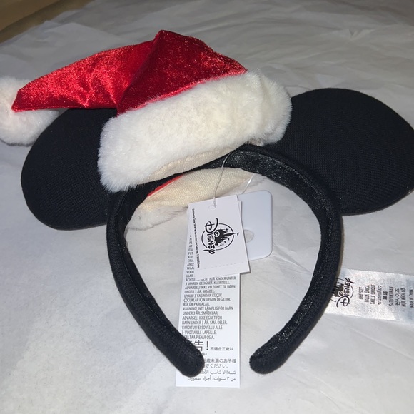NEW!! Disney Mickey Mouse Santa Ear Headband for Adults - Picture 4 of 14